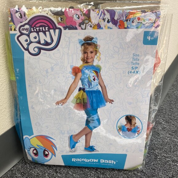 Disfraz De Hasbro's My Little Pony Rainbow Dash Para Niñas | Cuotas sin interés